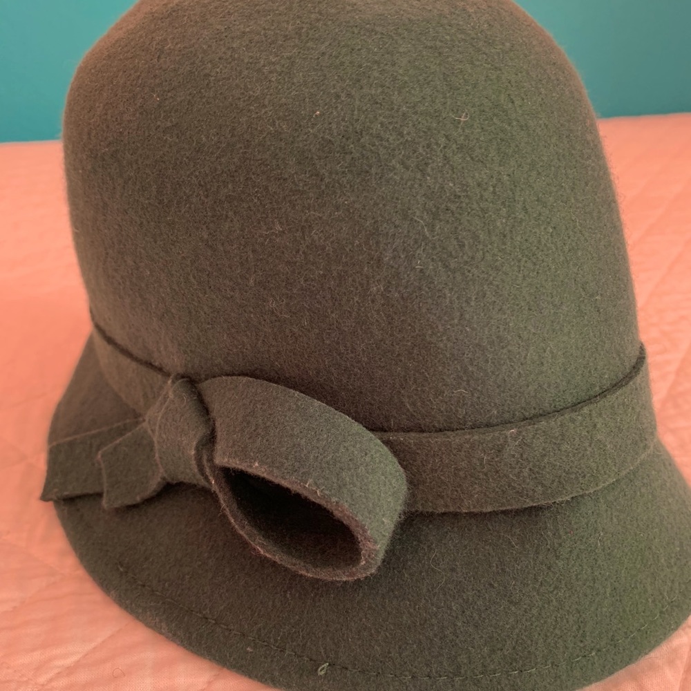 Emerald Green Wool Hat